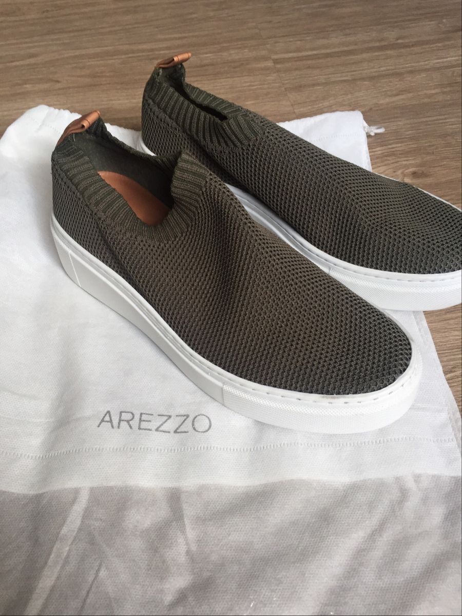 tenis arezzo verde militar