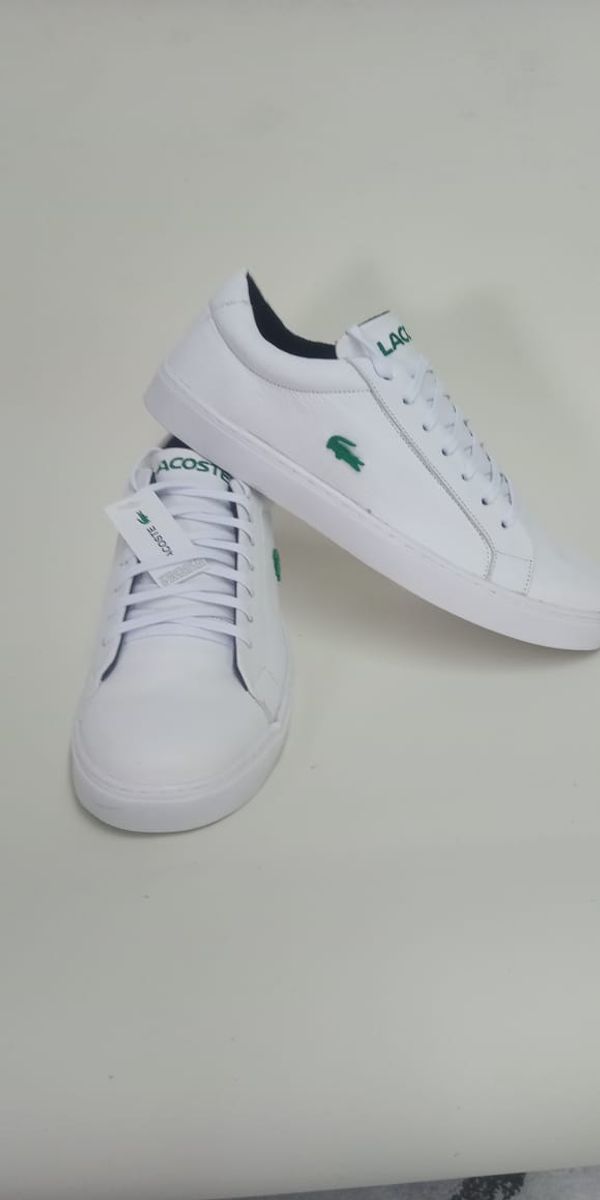 tênis lacoste branco masculino