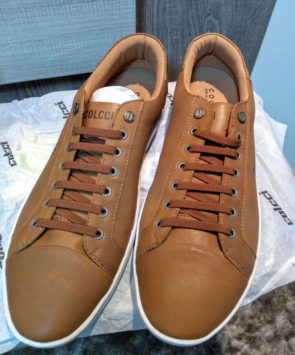 sapatênis couro colcci