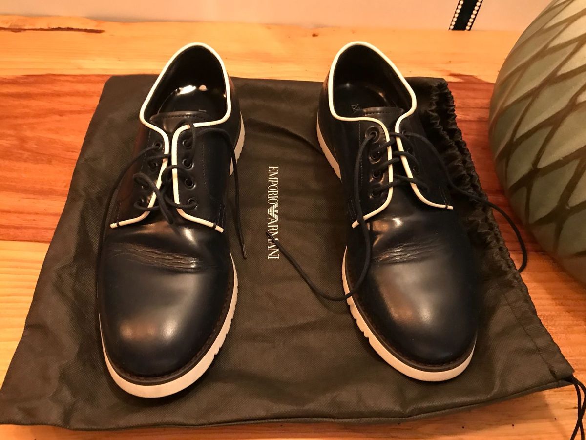 sapato masculino armani