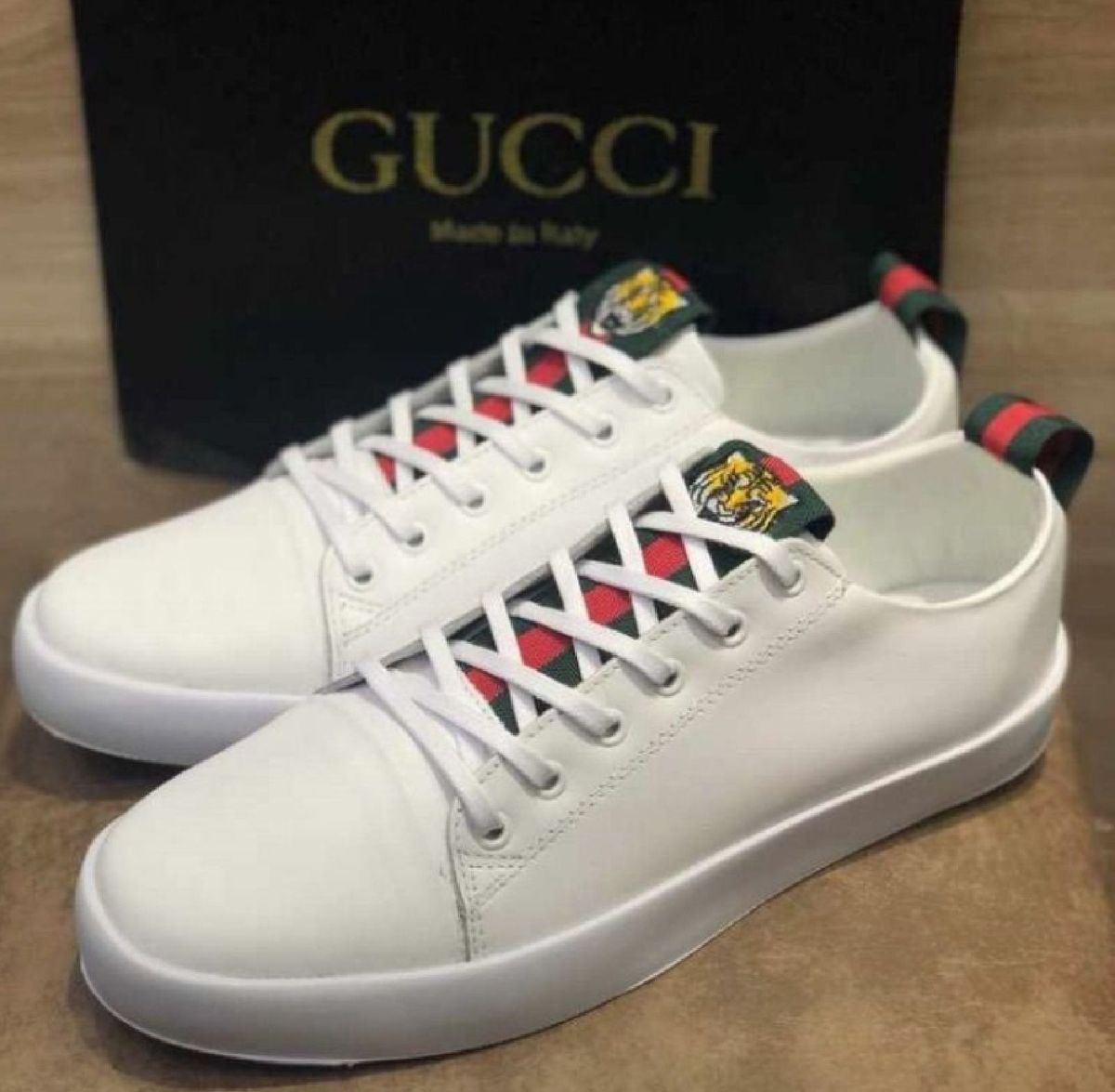 tenis gucci branco masculino