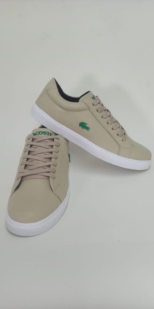 tenis lacoste bege