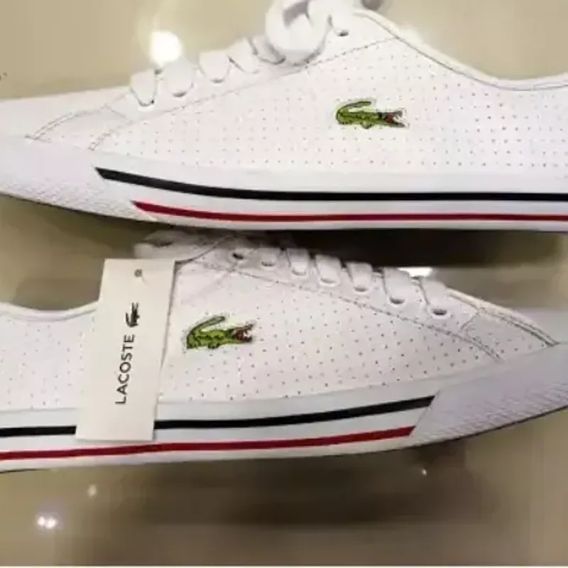 Sapatenis sport branco store lacoste