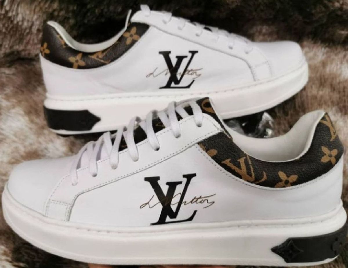 Tênis de Luxo Masculino Louis Vuitton Branco