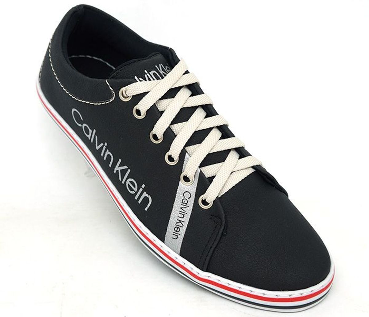 sapatenis preto calvin klein