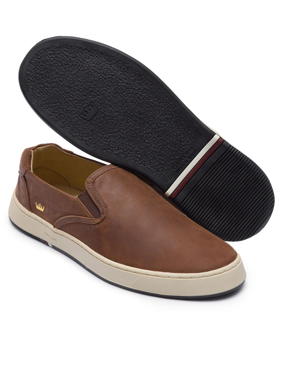 slip on osklen couro
