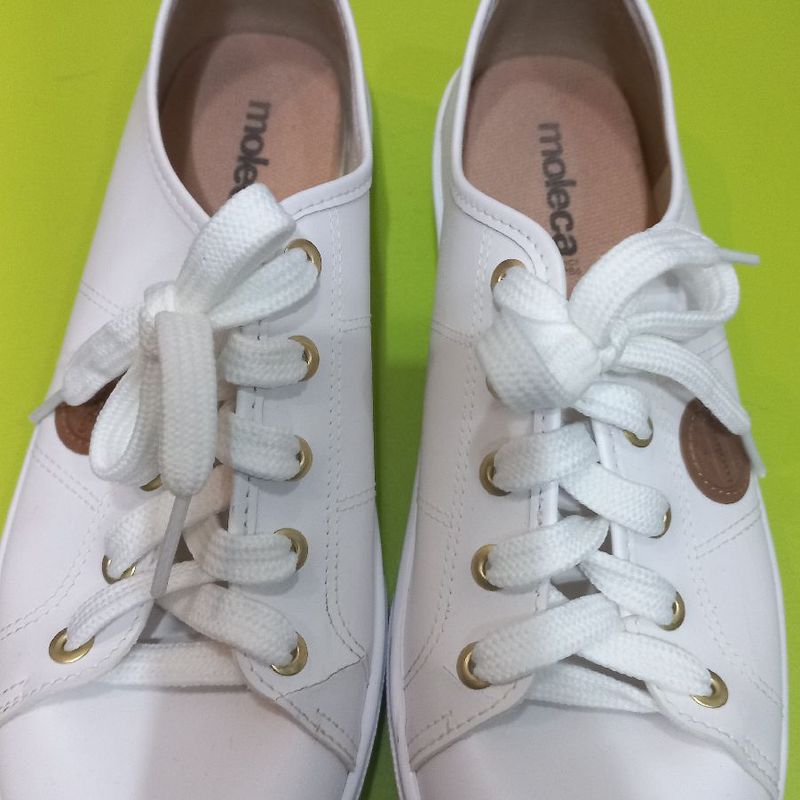 Sapatenis best sale moleca branco