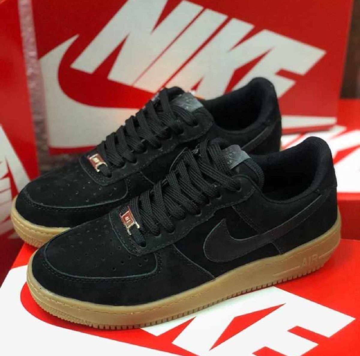 nike preto e marrom