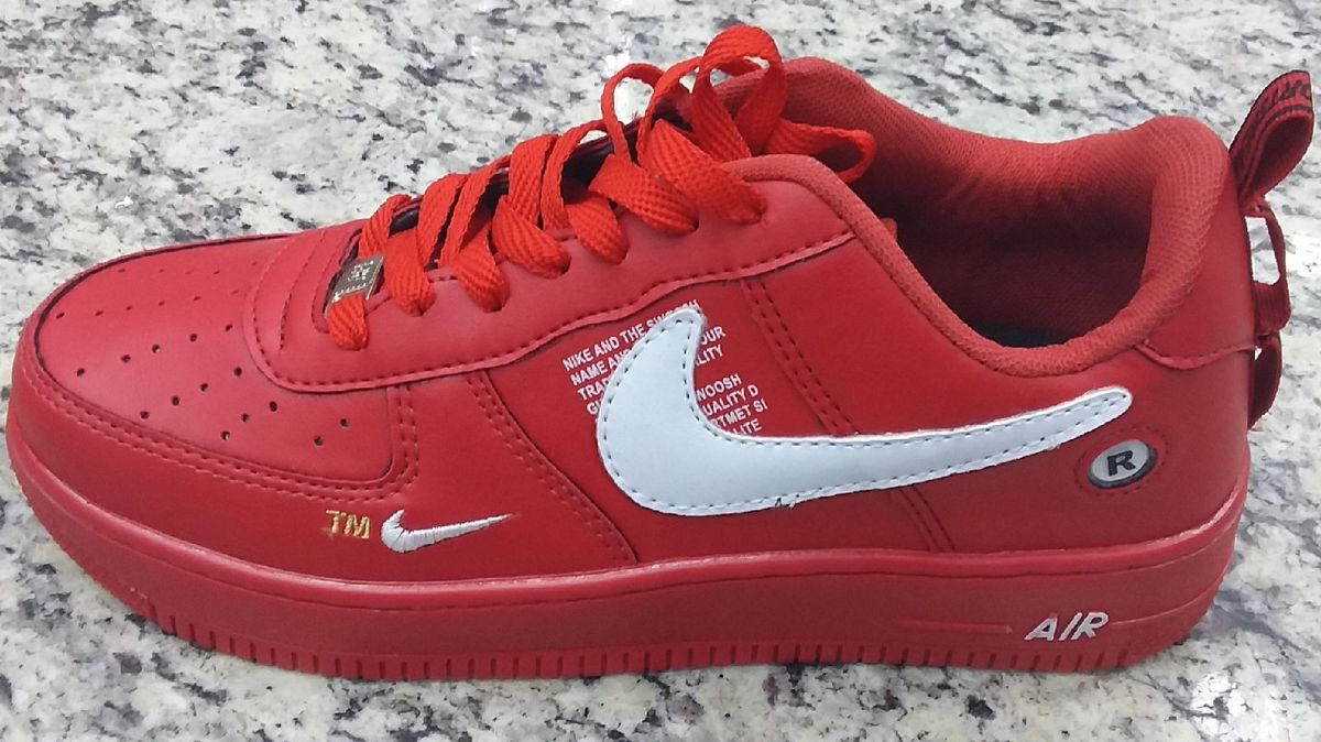 sapatenis nike masculino vermelho