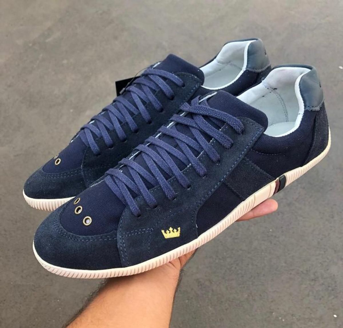 tenis osklen masculino azul marinho