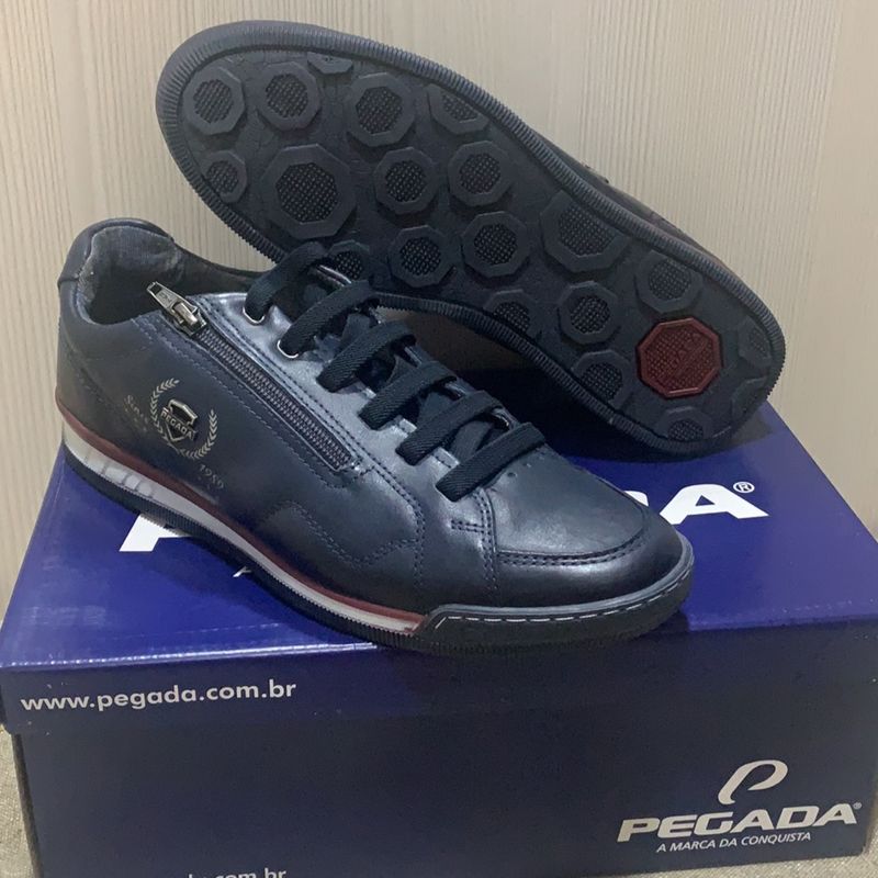 Sapato best sale pegada azul