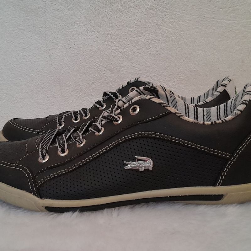 Tênis Preto Lacoste Original Lacoste Usado 110244717 enjoei