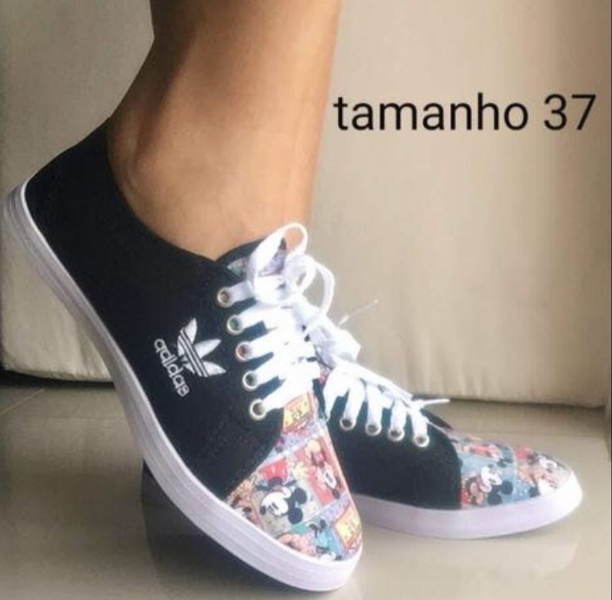 sapatenis mickey feminino