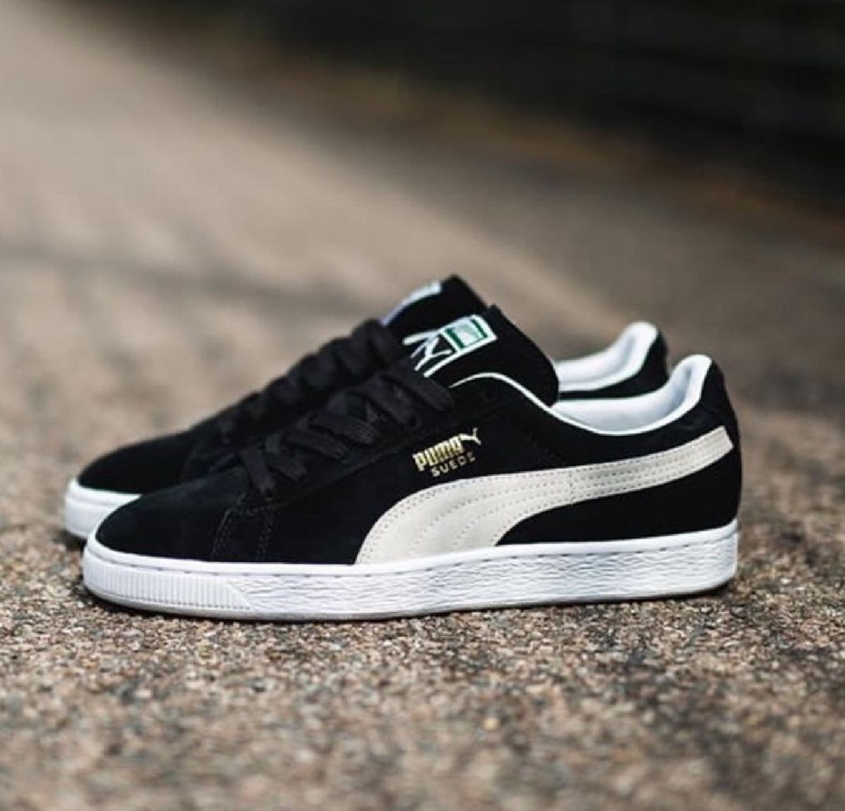 puma suede preto masculino