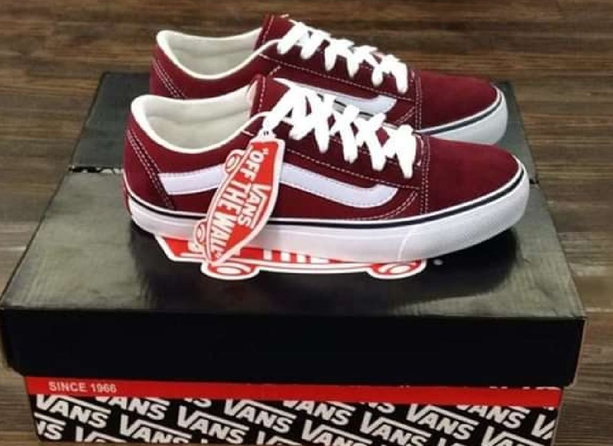 tenis vermelho vans