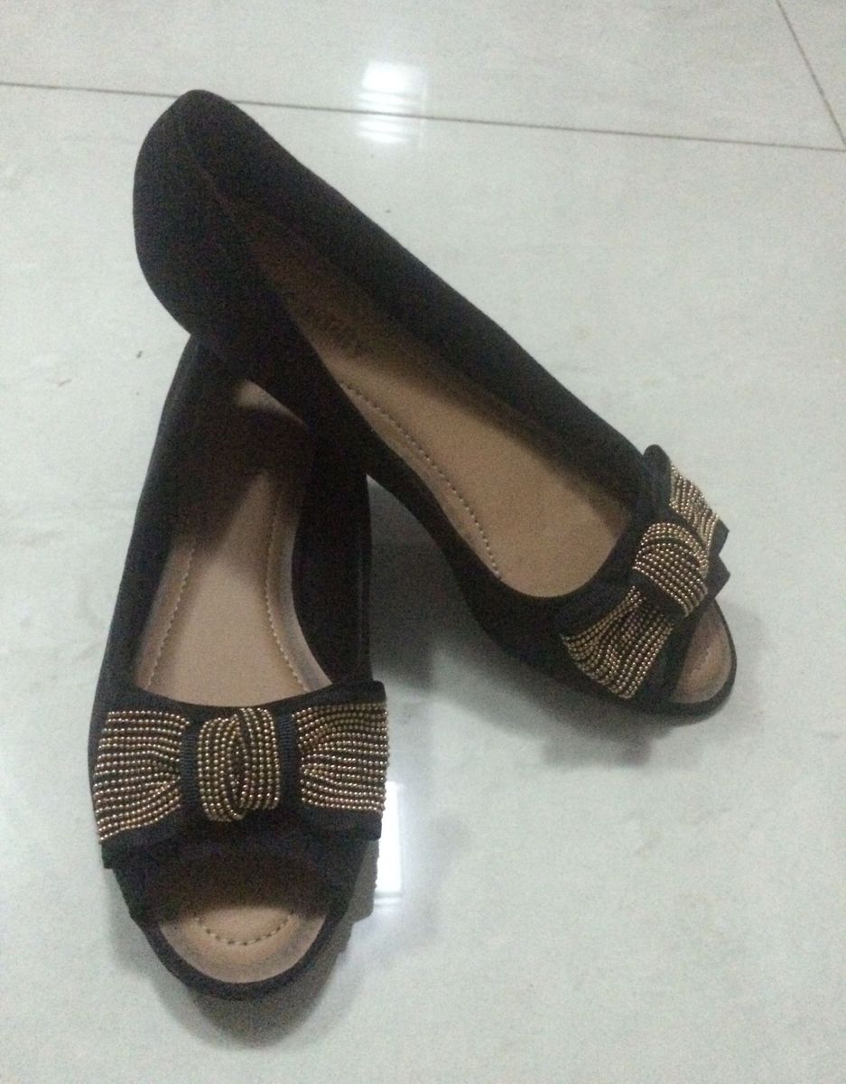 sapatilha frente aberta