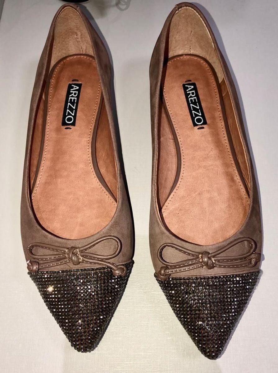 sapatilha bico fino arezzo