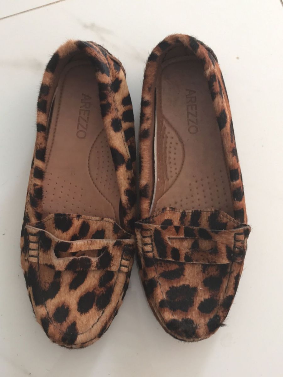 mocassim onça arezzo