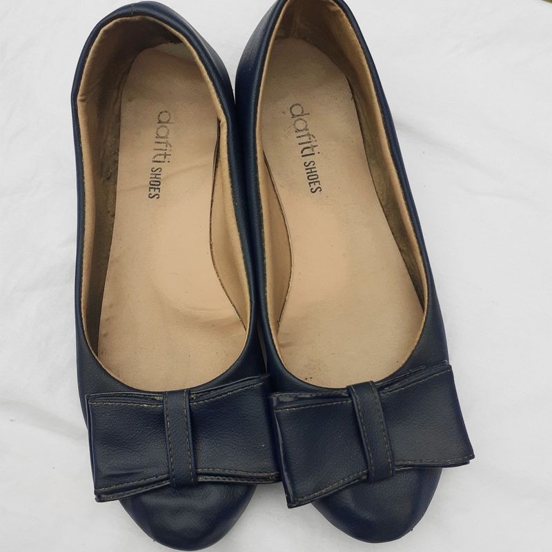 Sapatilha DAFITI SHOES Nó Azul-Marinho - Compre Agora