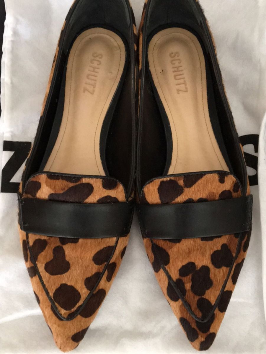 sapatilha onça bico fino