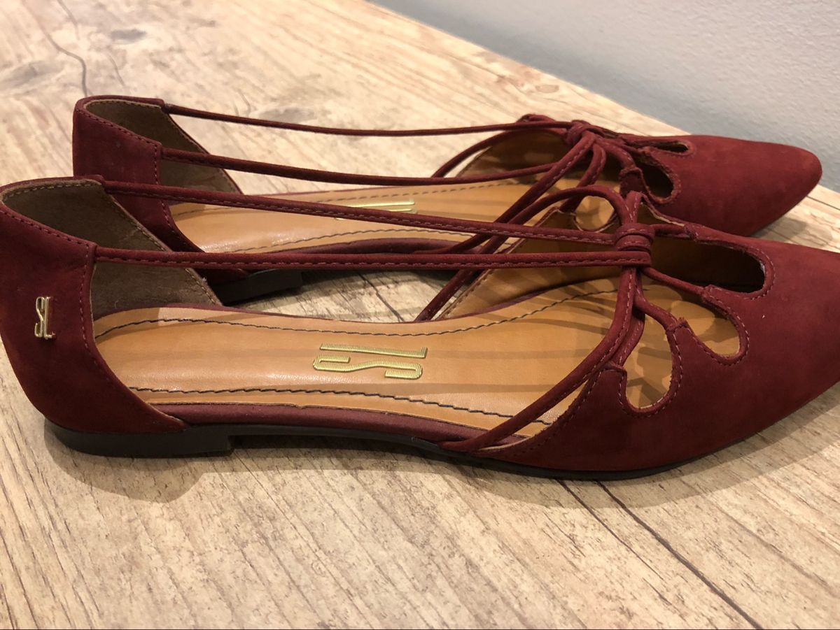 sapatilha bico fino santa lolla