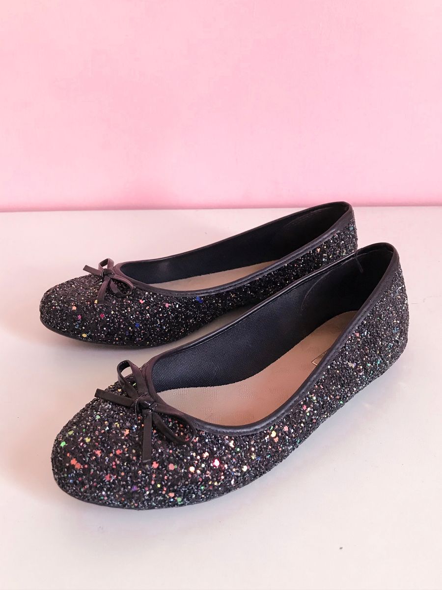 sapatilha de glitter