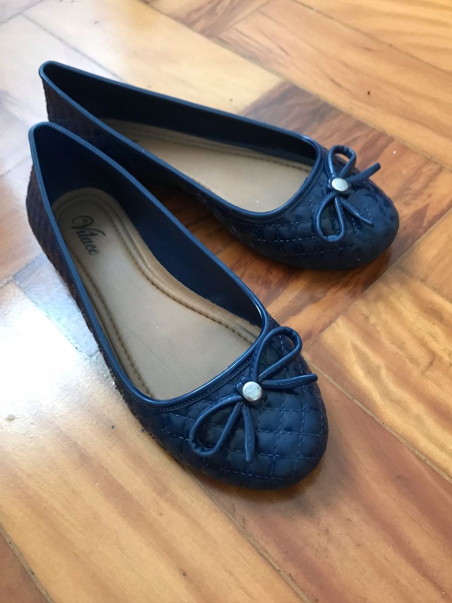 sapato infantil azul marinho