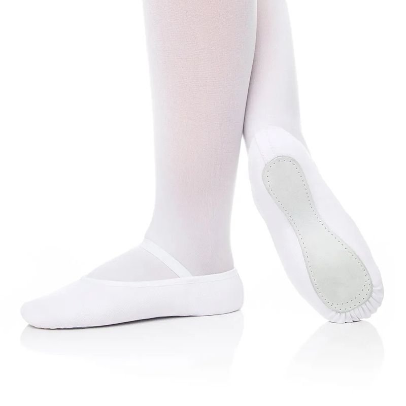 Sapatilha de Lona Sola Inteira Infantil - 01 - Evidence Ballet