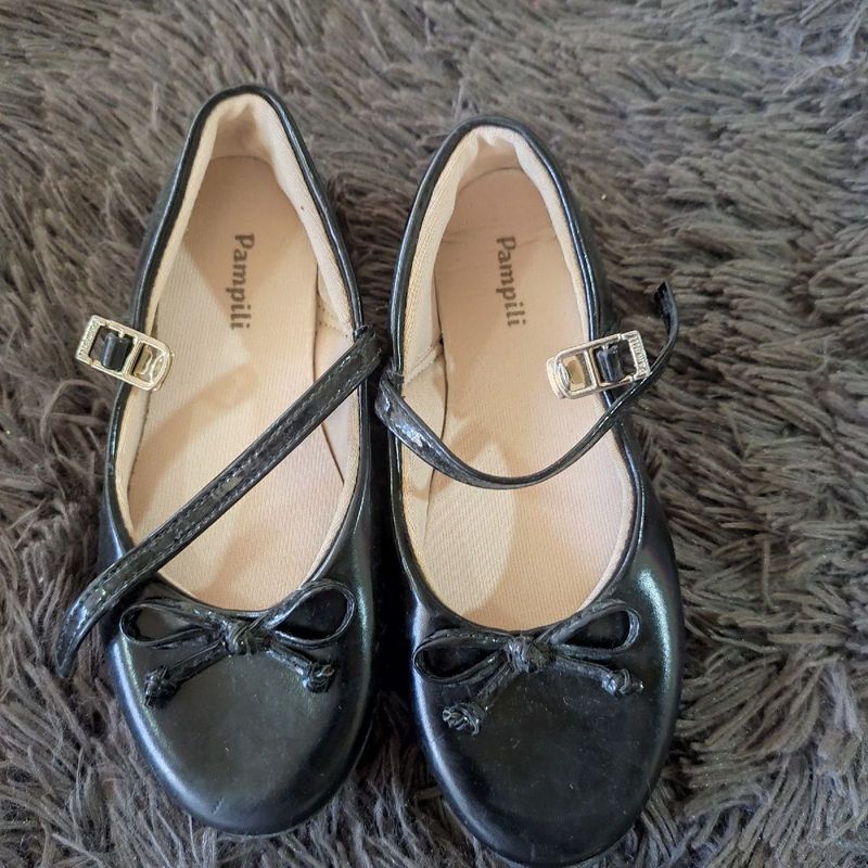 Sapatilha Infantil Menina Pampili Preta N°25 Pampili Usado