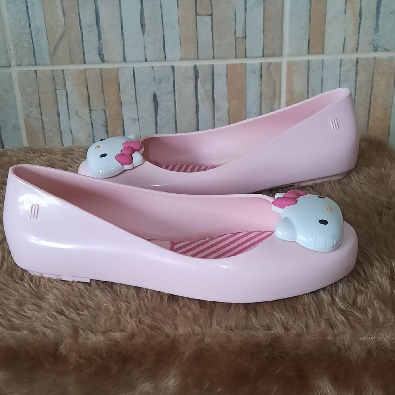 Sapatilha Melissa Hello Kitty Calçado Infantil para Meninas Melissa  Nunca Usado 91244317 enjoei