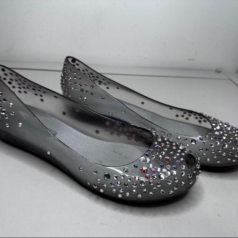 Sapatilha store swarovski melissa