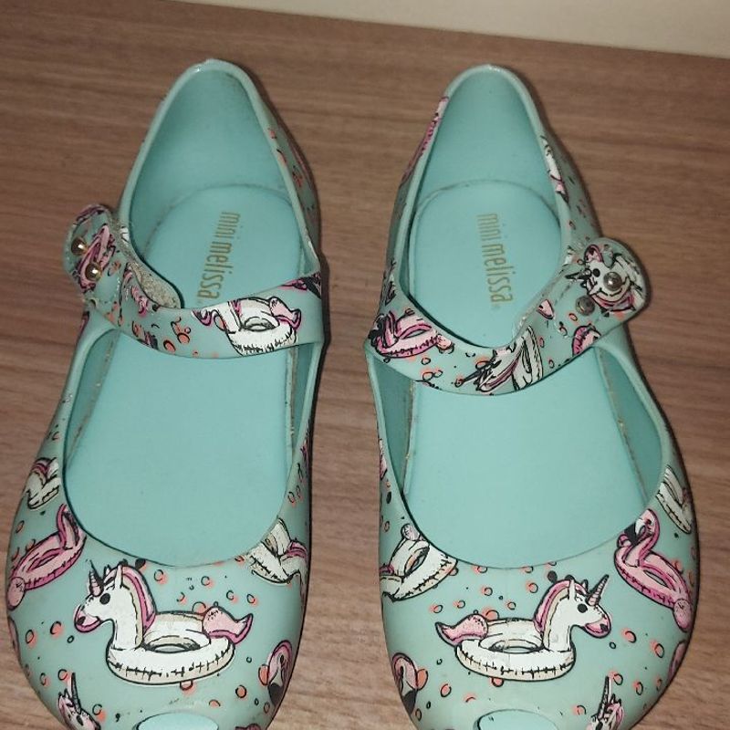 Sapatilha melissa hot sale unicornio infantil