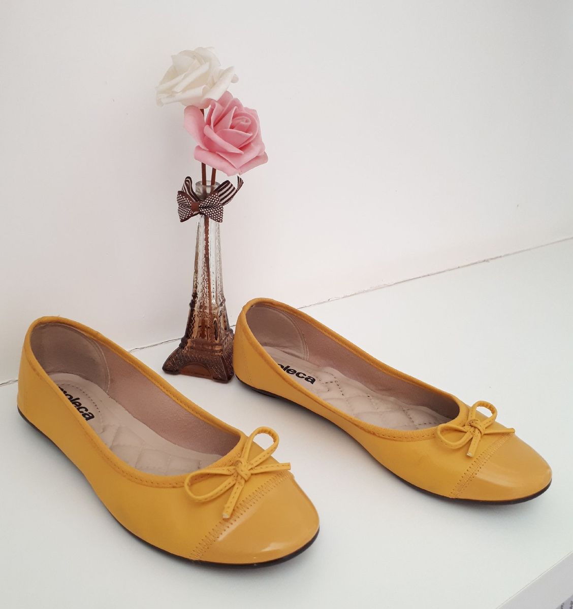 sapatilha moleca amarela