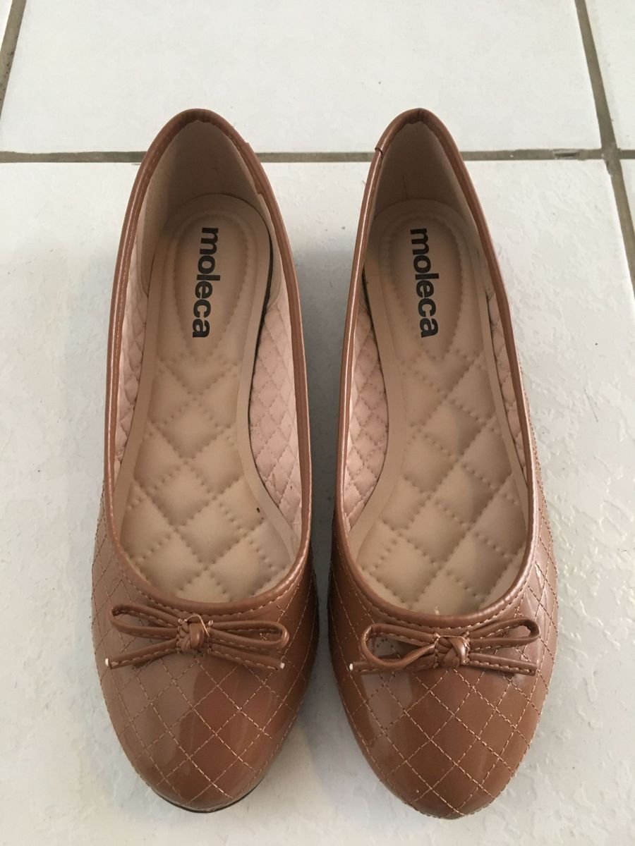sapato moleca bege