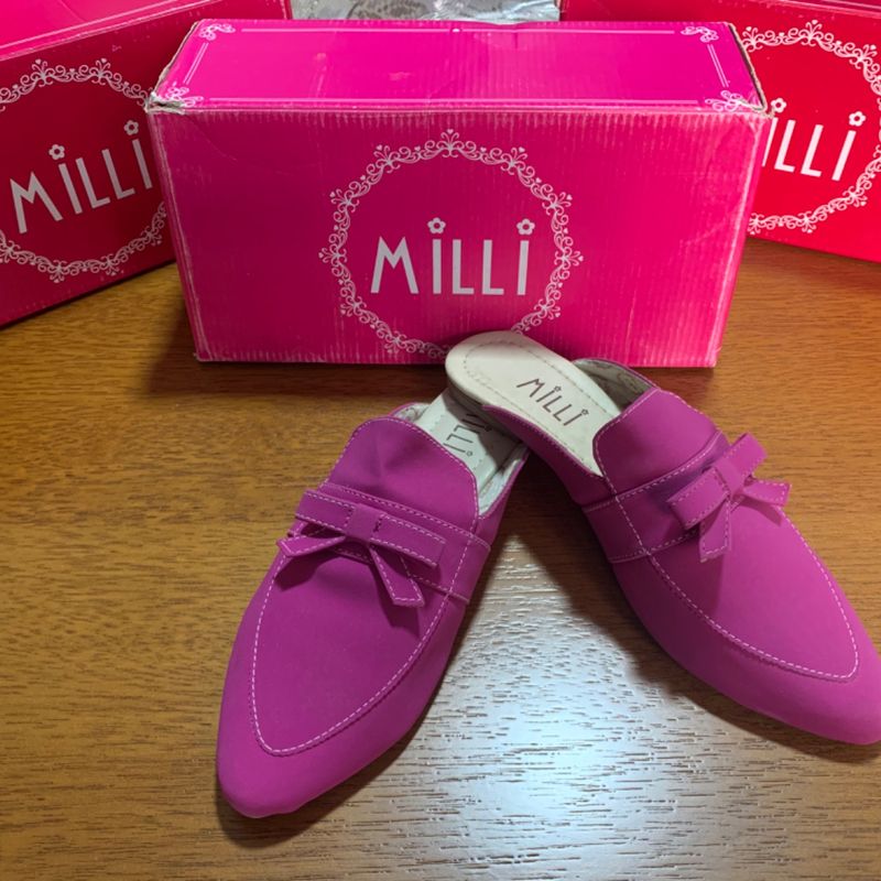 Sapatilha mule hot sale milli