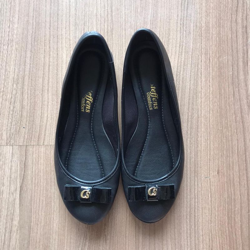 Sapatilha Carmen Steffens Preta Steffens Preta Valor Da Sandalia - Main Image