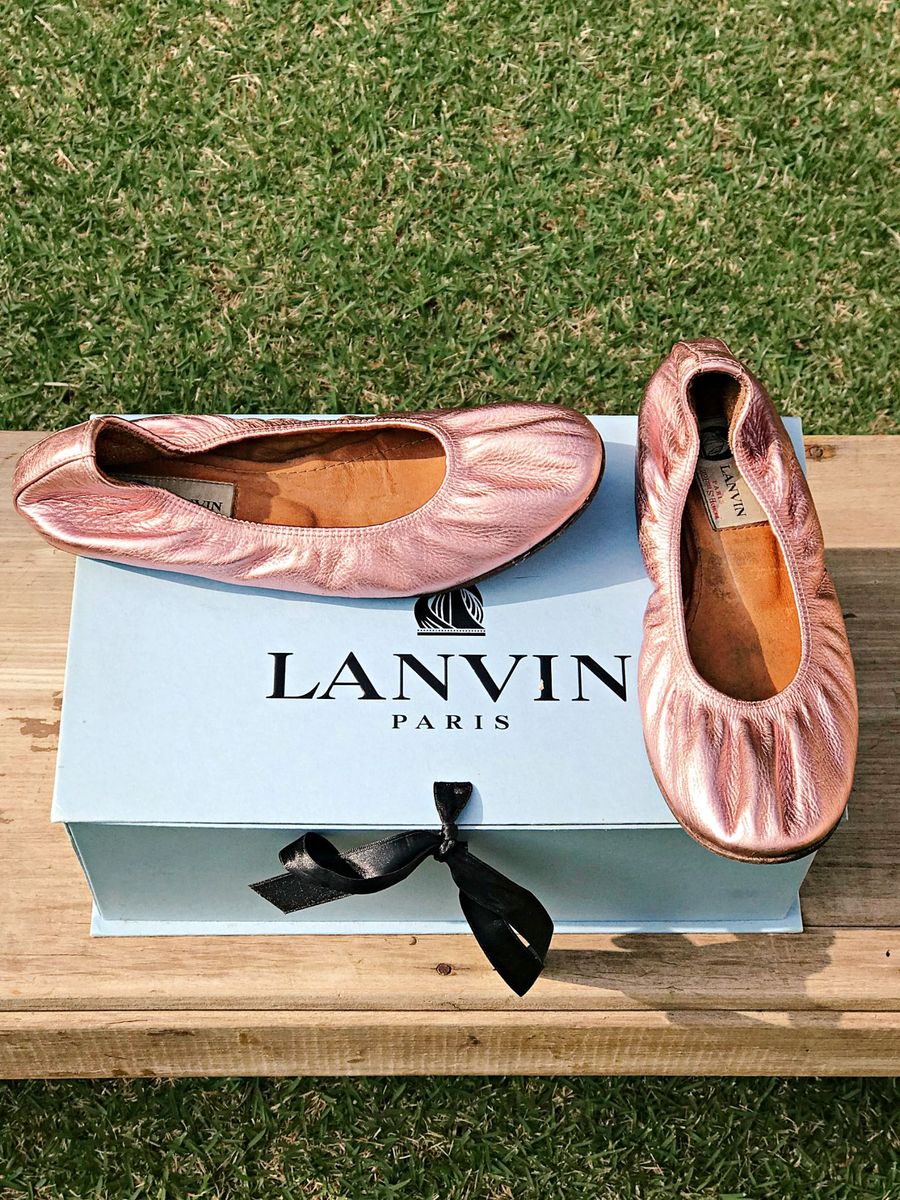 sapatilha rosé lanvin - sapatilha lanvin