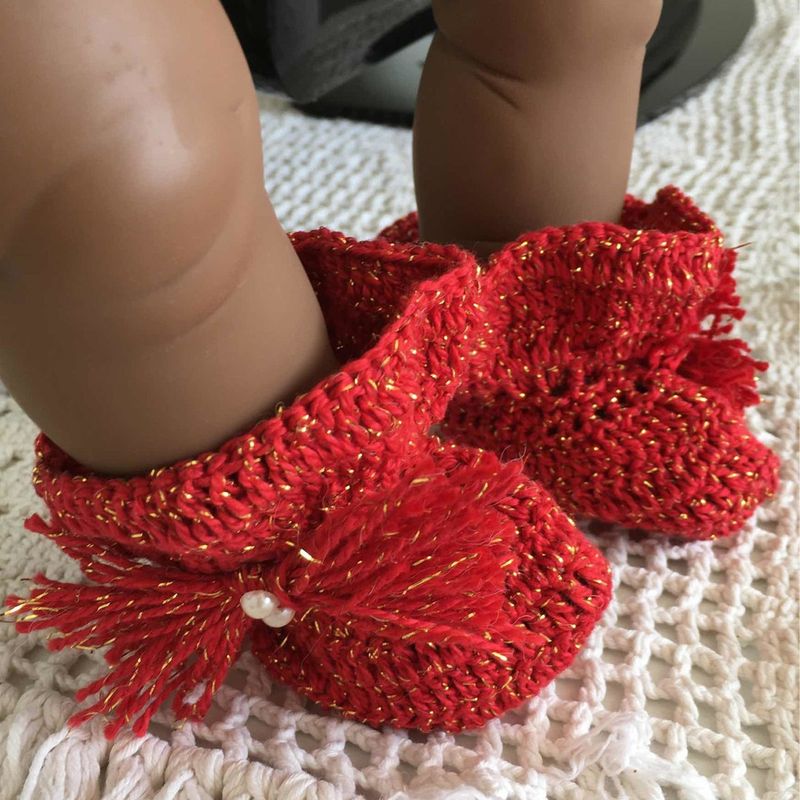 Sapato de discount croche infantil