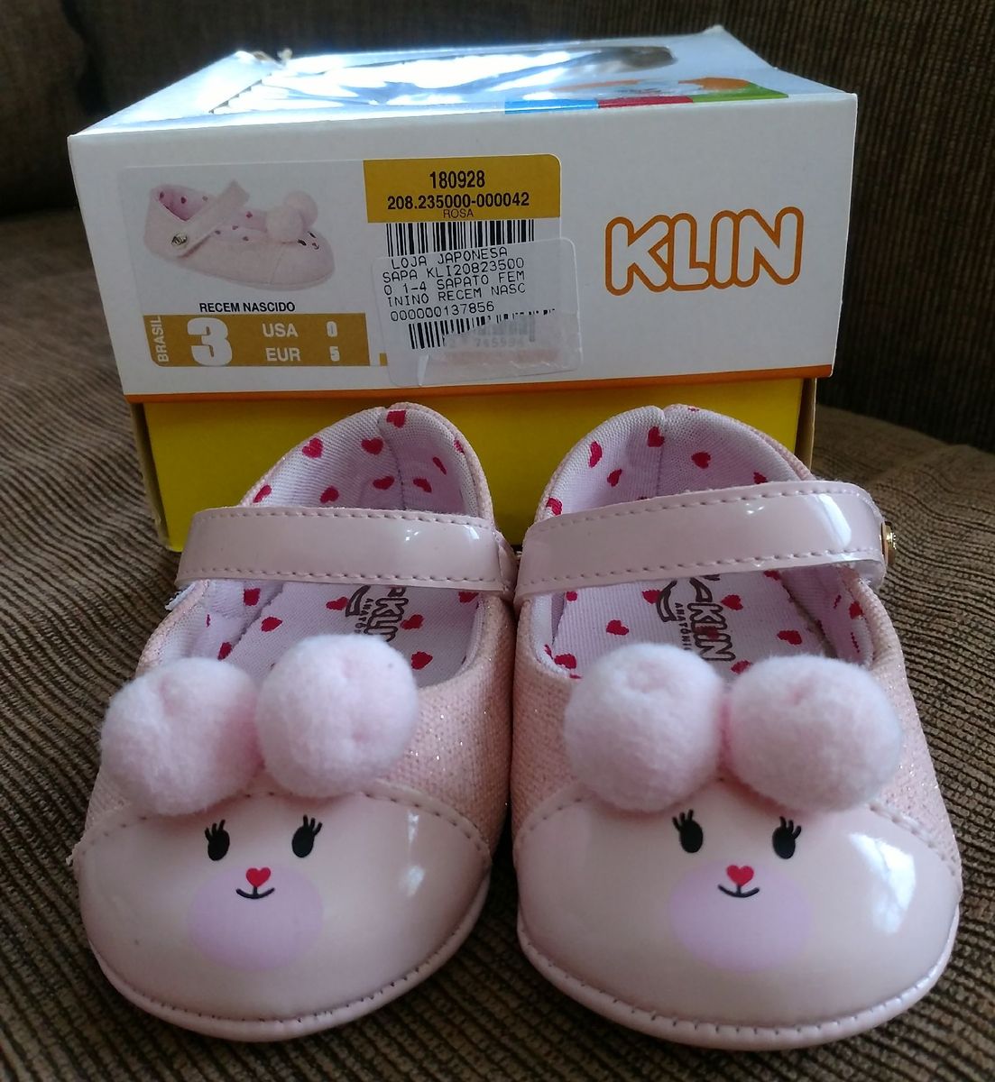 sapatinhos da klin para bebe