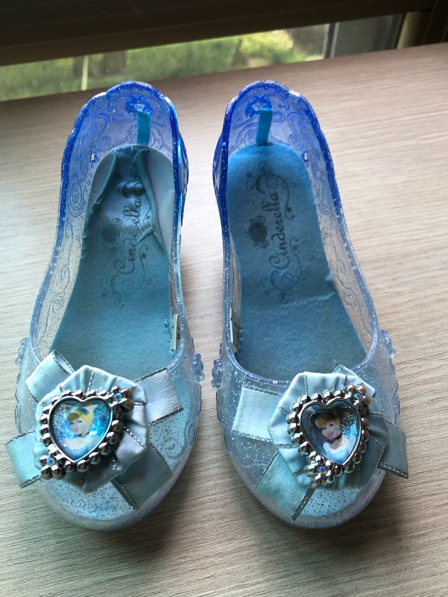 sapatilha de cristal infantil