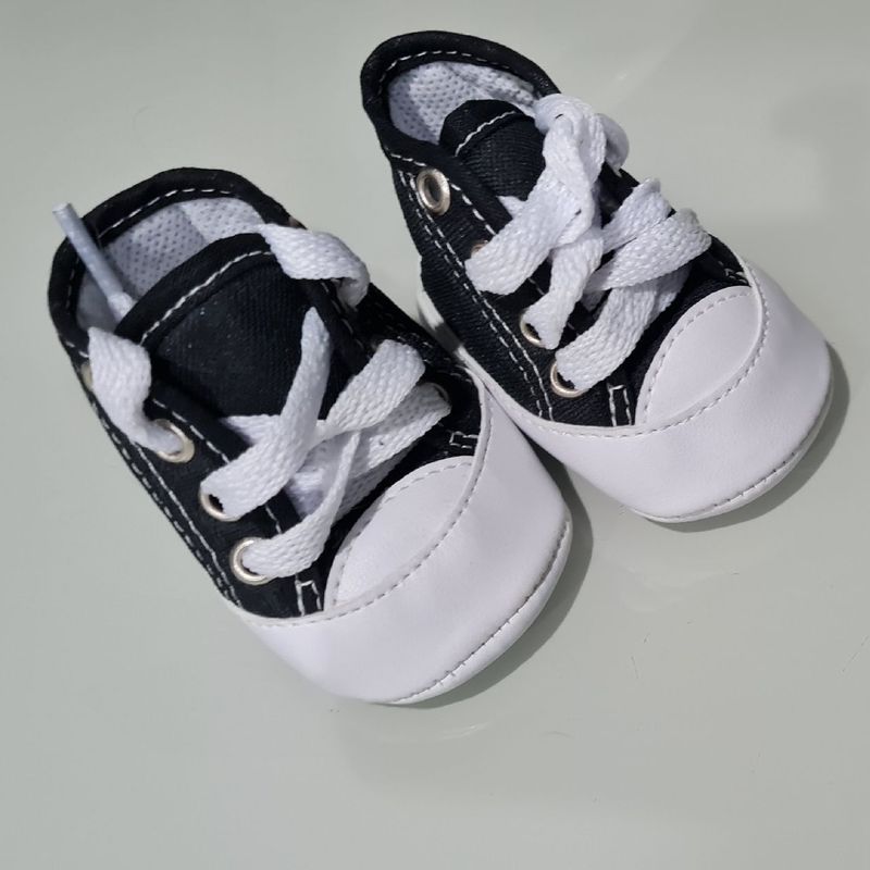 All star best sale bebe preto