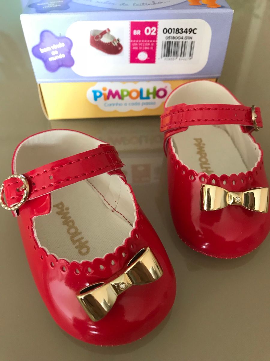 sapatinhos de bebe pimpolho feminino