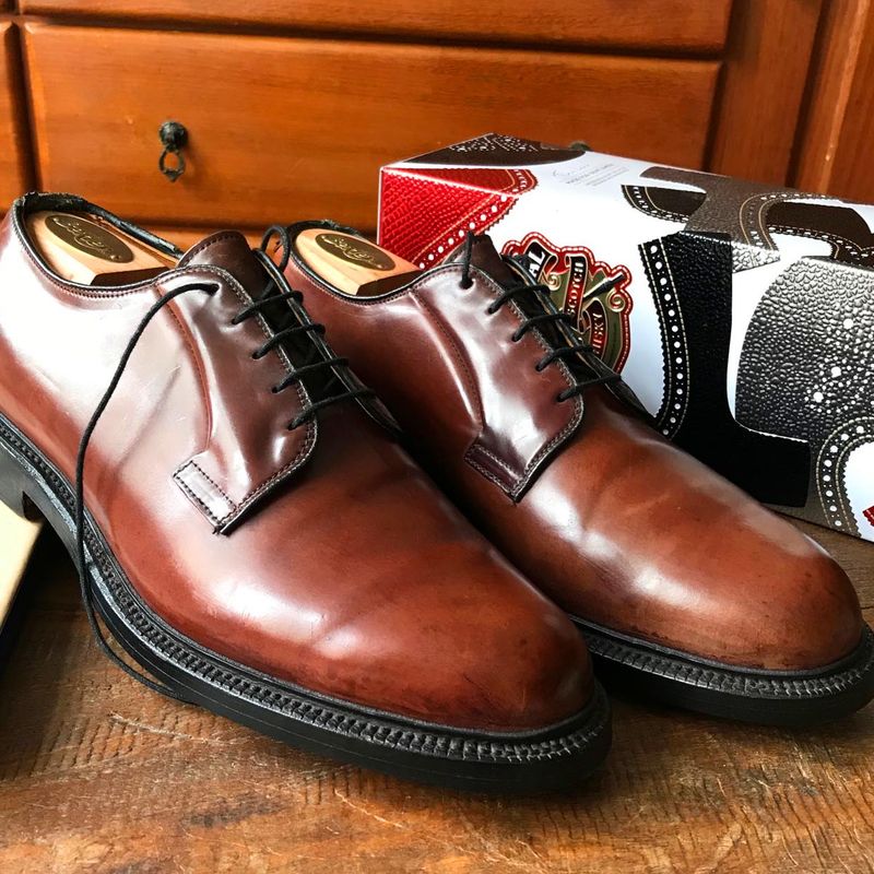 Sapato Allen Edmonds Leeds Shell Cordovan 41/42 | Allen Edmonds
