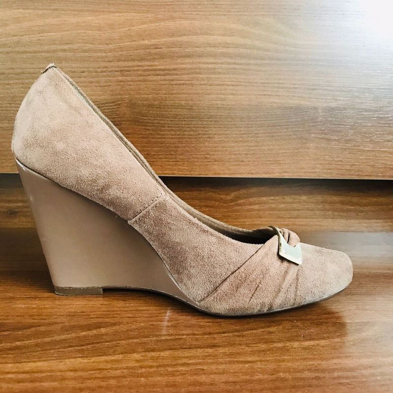 Sapato Beira Rio Conforto Salto Anabela Beira-Rio Usado 60311273