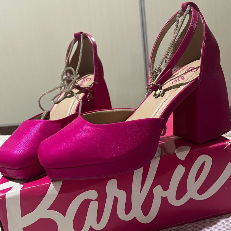 Sapato Boneca Barbie Piccadilly Salto Alto Rosa Sapato Feminino  Piccadilly Nunca Usado 96160960 enjoei