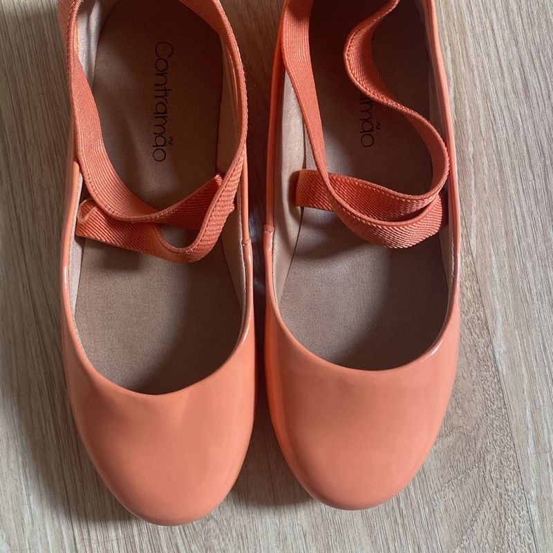 Boneca Sapato 32 Sapato Boneca Laranja Tamanho 32 Calçado Infantil