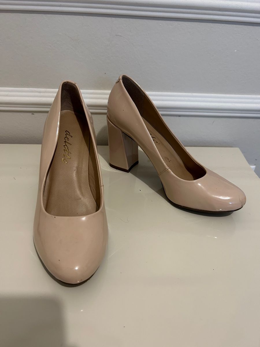 Sapato Boneca Nude Rosado Sapato Feminino Delotto Usado 87181136