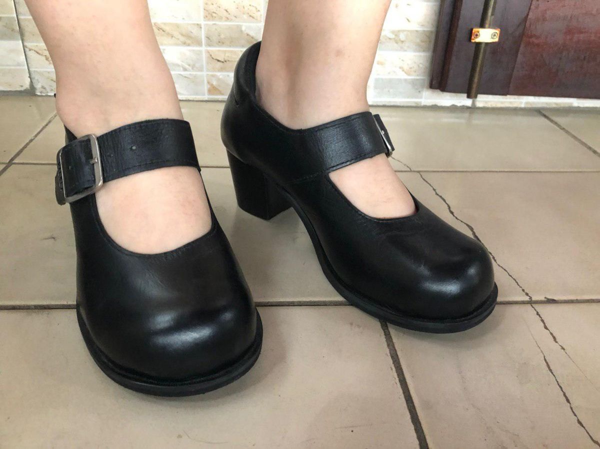 sapato boneca salto baixo