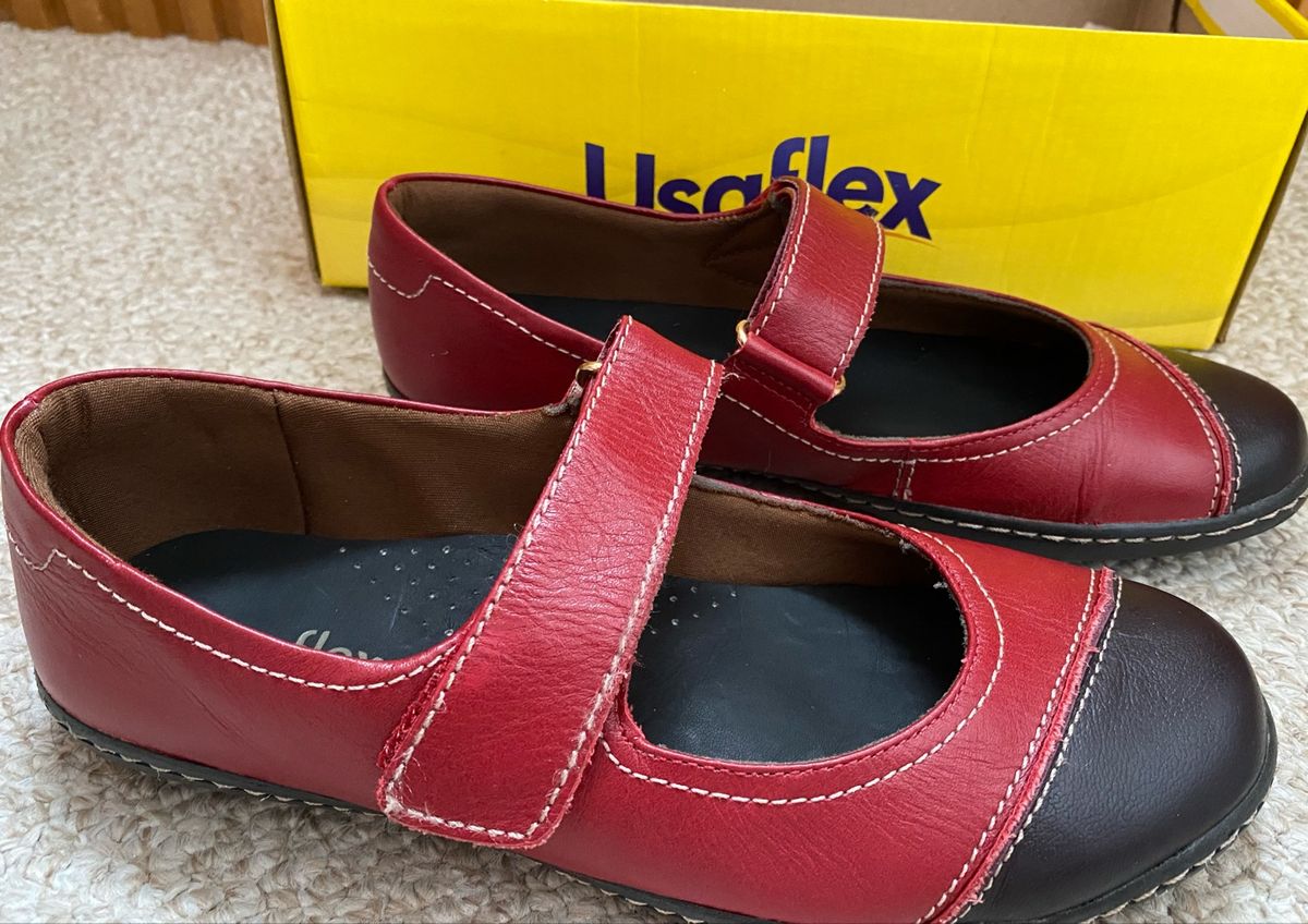 sapato boneca usaflex preto