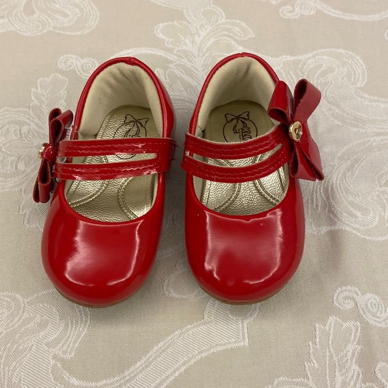 Sapato boneca hot sale vermelho infantil